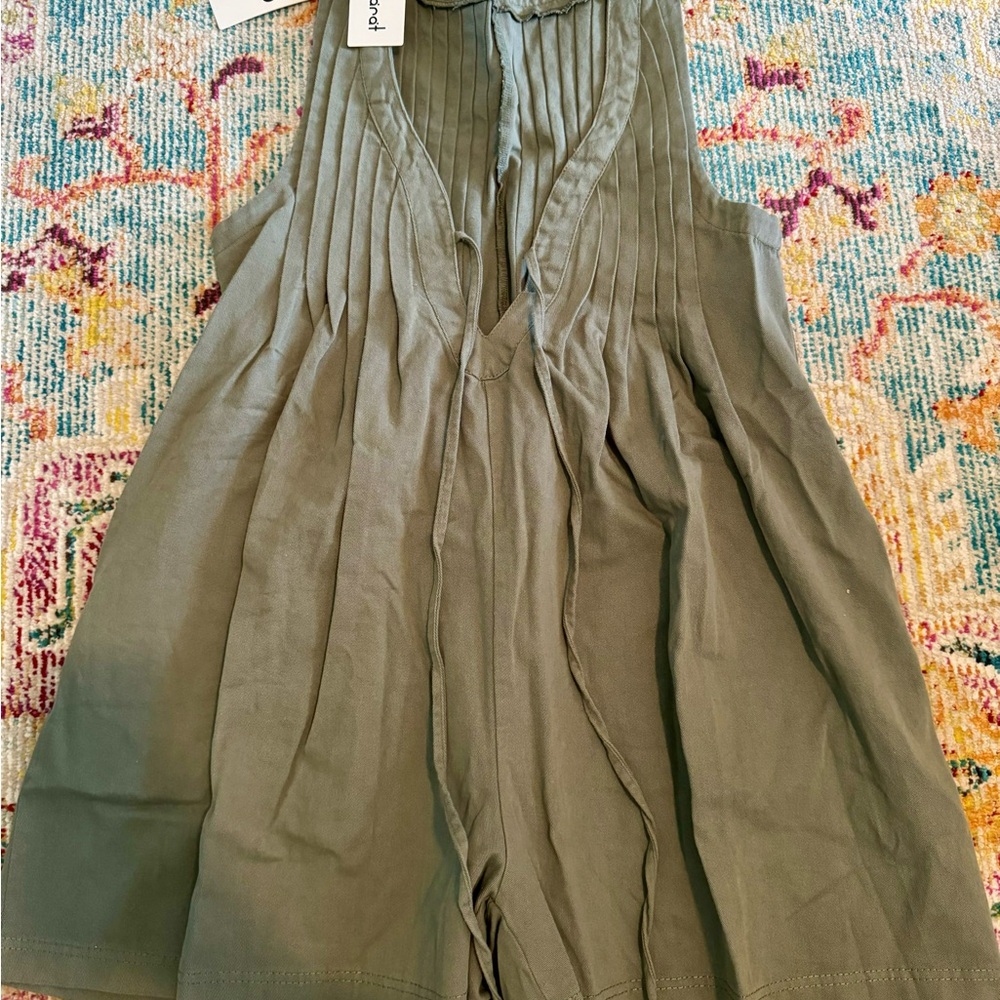 Olive Green Women's Jumpsuit